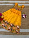 AJD 8150 Fancy Meena & Zari Weaving Work Kids Wear Lehenga With Blouse Wholesale In India